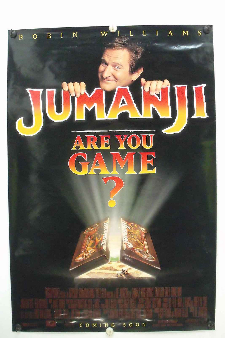 JUMANJI 1995 Original Movie Poster 27x40 DS Rolled Robin Williams - Joe's Geek VLT