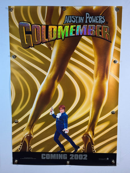 **HOLY GRAIL** AUSTIN POWERS IN GOLDMEMBER 2002 Original Movie Poster 27x40 SS Rolled Advance Mike Myers - Joe's Geek VLT