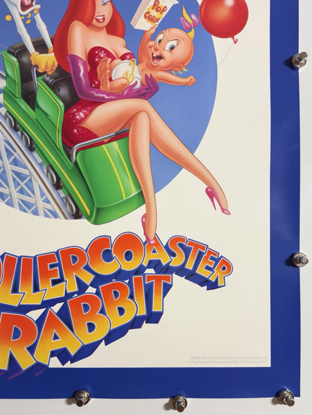 Roller Coaster Rabbit - Original Movie Poster - 1990 - Rolled DS
