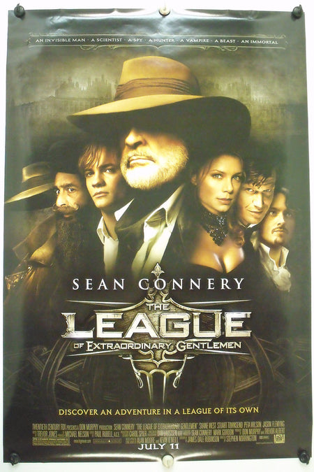 THE LEAGUE OF EXTRAORDINARY GENTLEMEN 2003 Original Movie Poster 27x40 DS Rolled Style B Sean Connery - Joe's Geek VLT