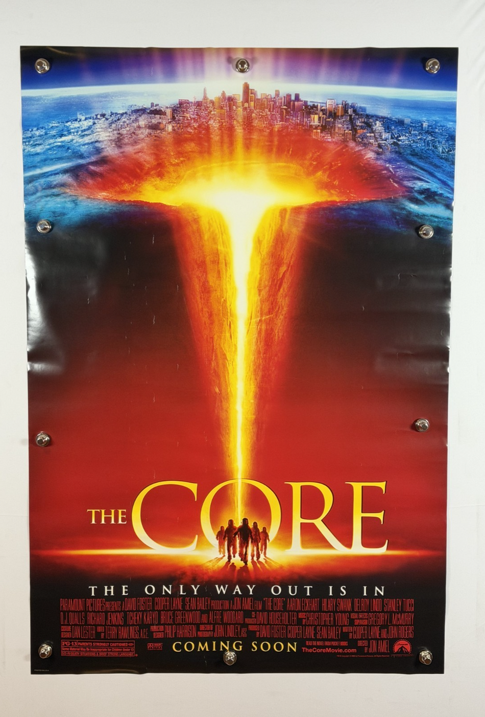 THE CORE 2003 Original Movie Poster 27x40 DS Rolled Aaron Eckhart Hilary Swank - Joe's Geek VLT