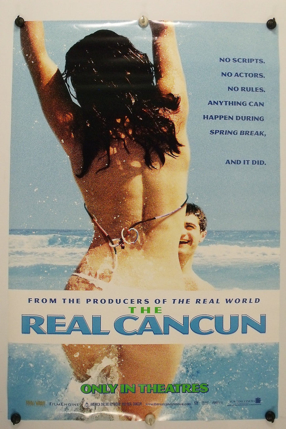 THE REAL CANCUN 2003 Original Movie Poster 27x40 DS Rolled Benjamin Fletcher