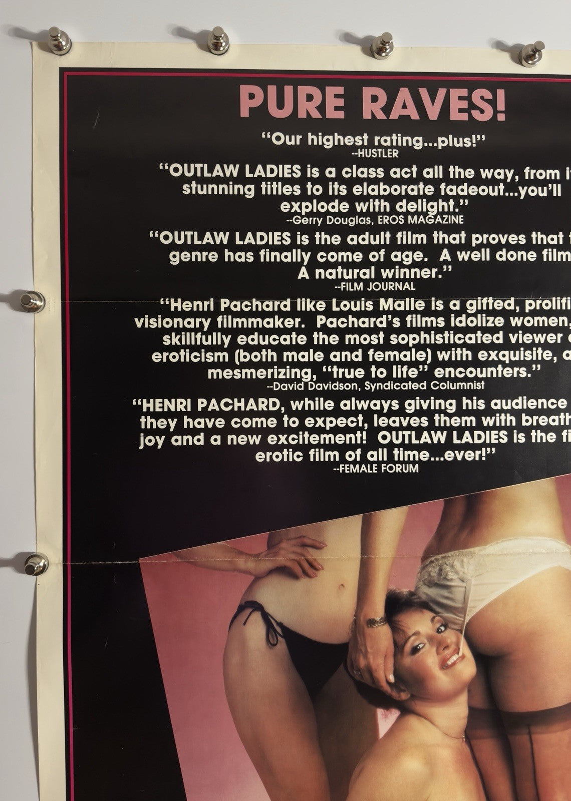 Outlaw Ladies - Original Movie Poster - 1980 - Rolled SS