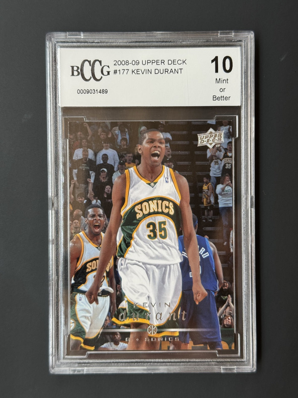 2008-09 Upper Deck Kevin Durant #177 Basketball Trading Card Seattle SuperSonics