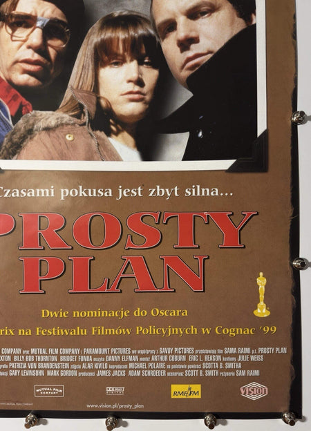 A Simple Plan - Original Movie Poster - 1998 - Rolled SS