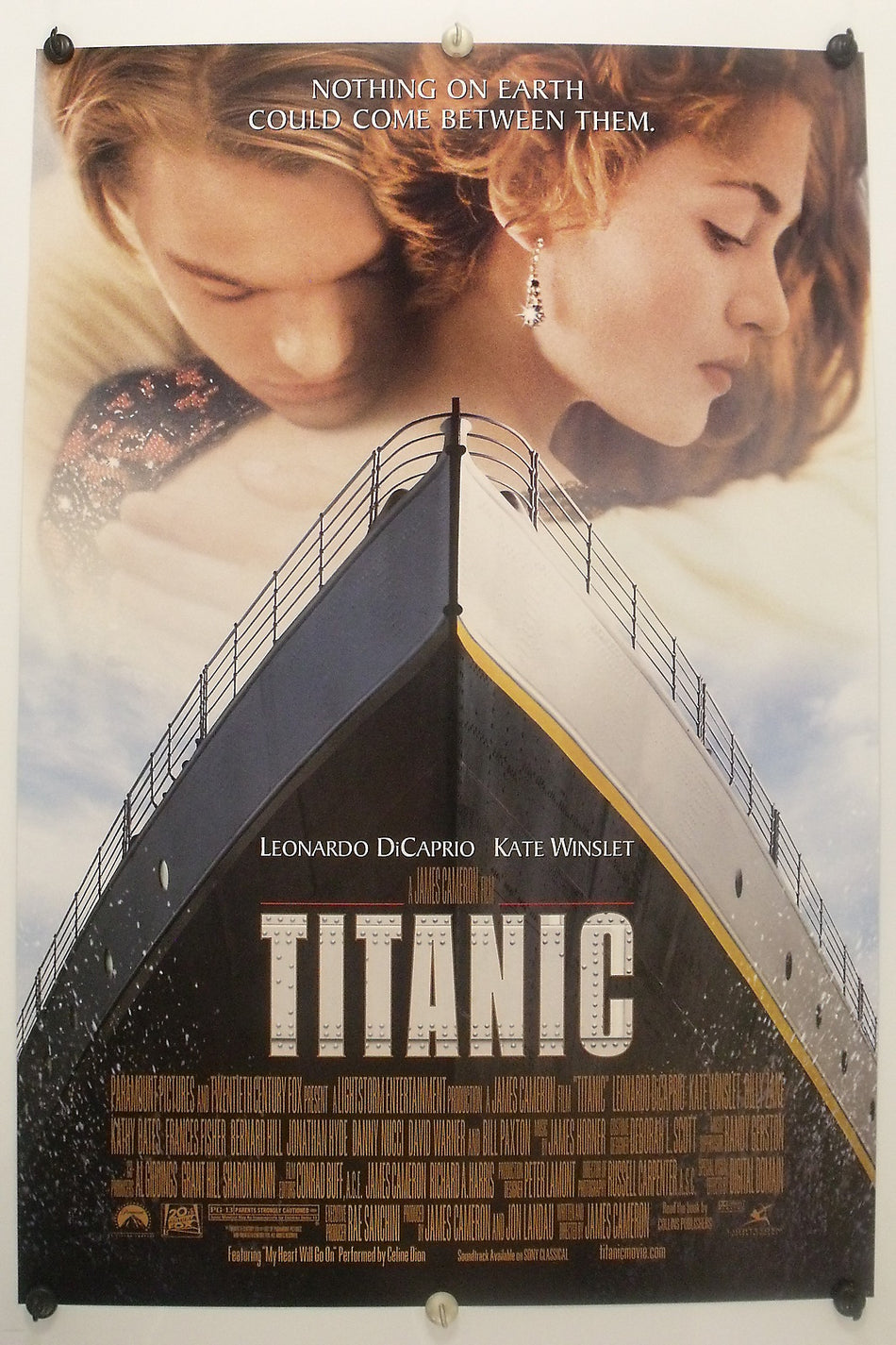 TITANIC 1997 Original Movie Poster 27x40 DS Rolled Leonardo DiCaprio