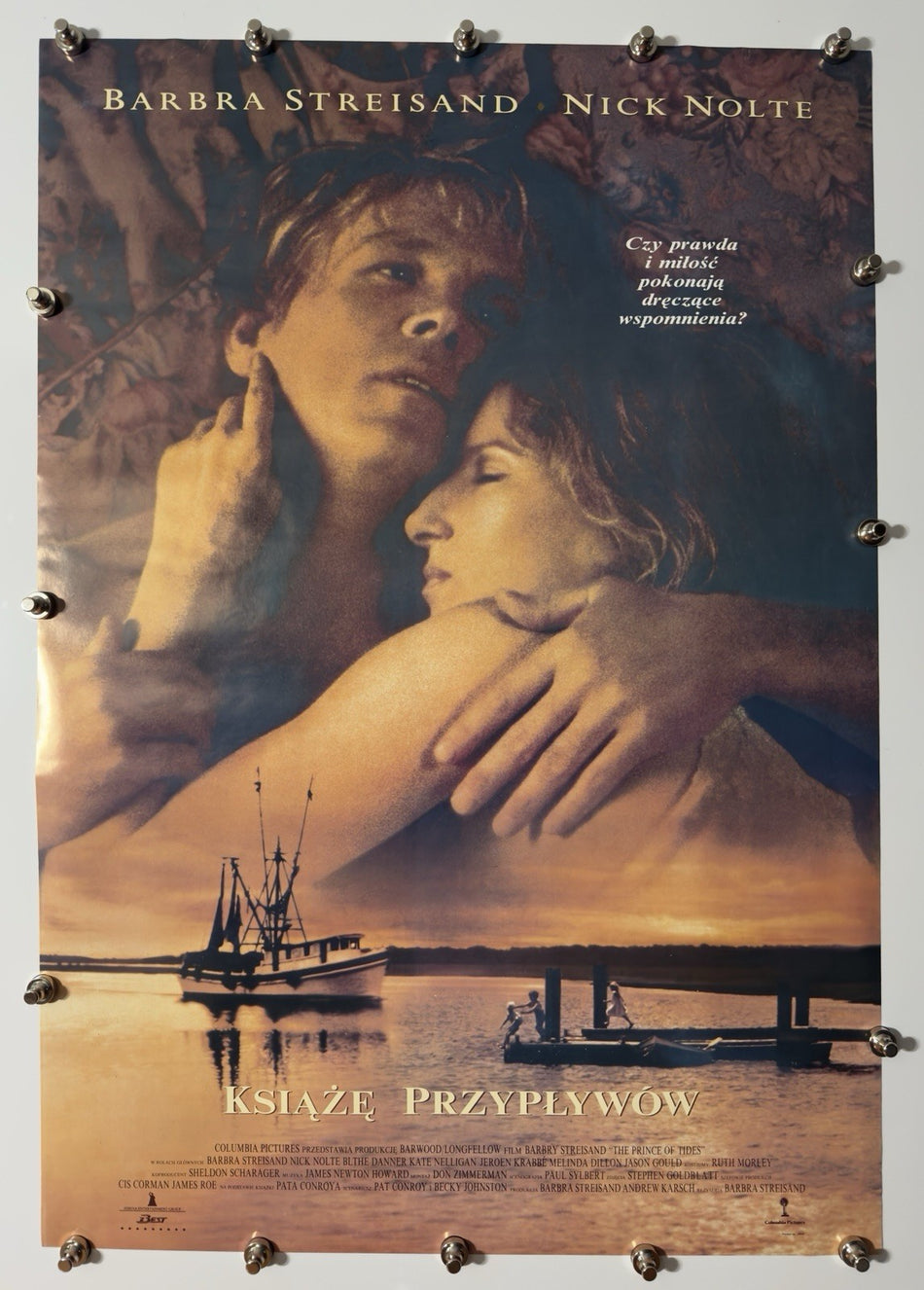 THE PRINCE OF TIDES 1991 Original Movie Poster 27x40 SS Rolled Barbra Streisand