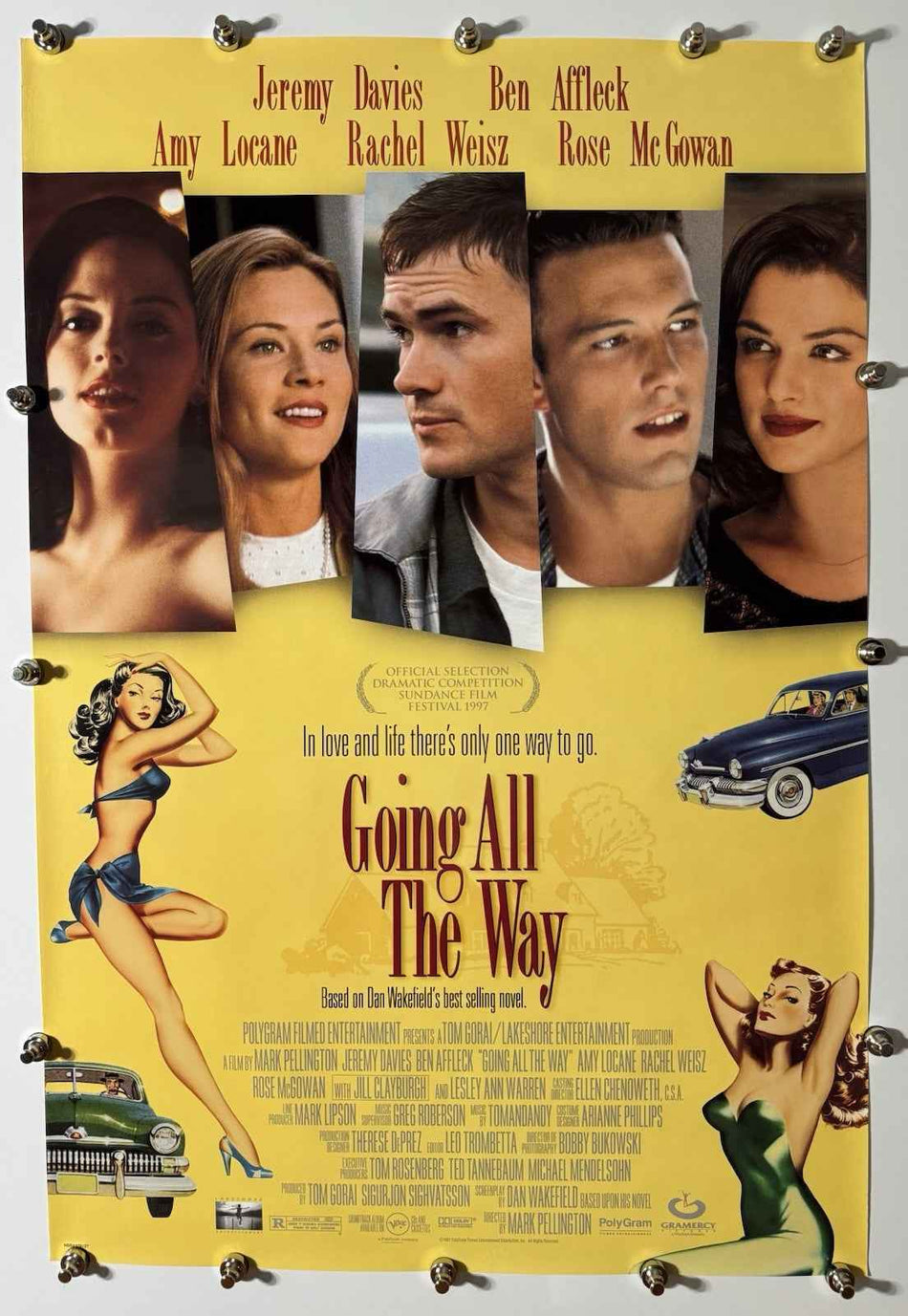 GOING ALL THE WAY 1997 Original Movie Poster 27x40 SS Rolled Ben Affleck - Joe's Geek VLT