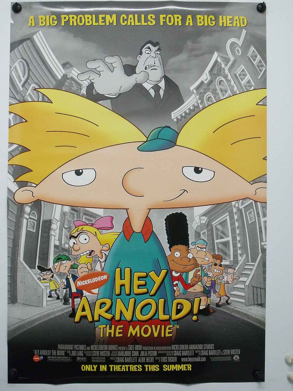 HEY ARNOLD THE MOVIE 2002 Original Movie Poster 27x40 DS Rolled Nickelodeon - Joe's Geek VLT