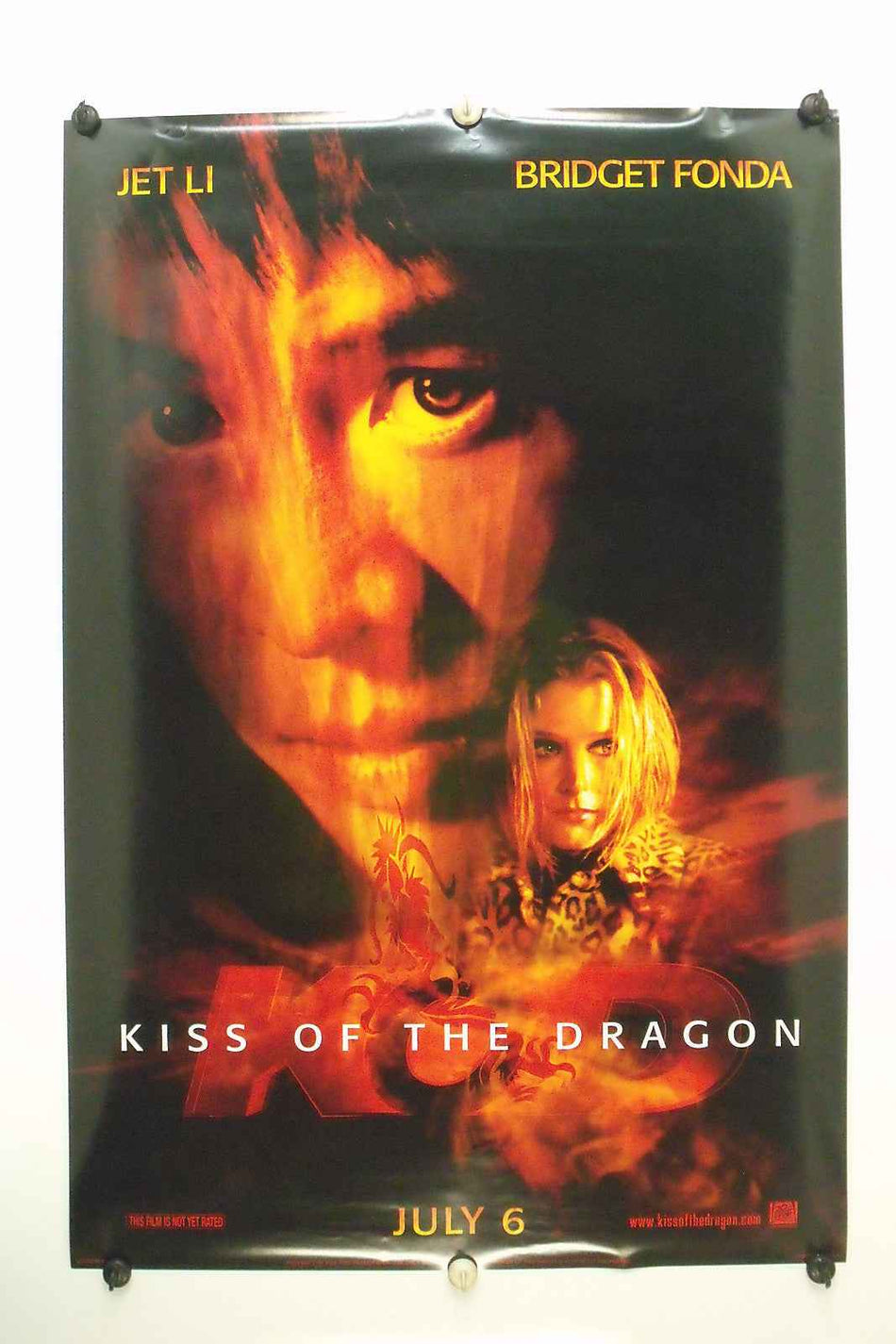 KISS OF THE DRAGON 2001 Original Movie Poster 27x40 DS Rolled Style A Jet Li - Joe's Geek VLT