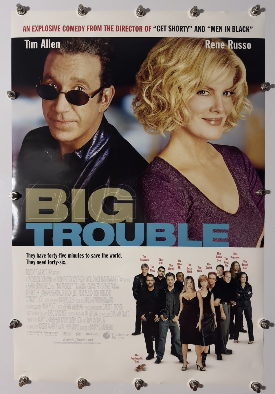 BIG TROUBLE 2002 Original Movie Poster 27x40 DS Rolled Tim Allen