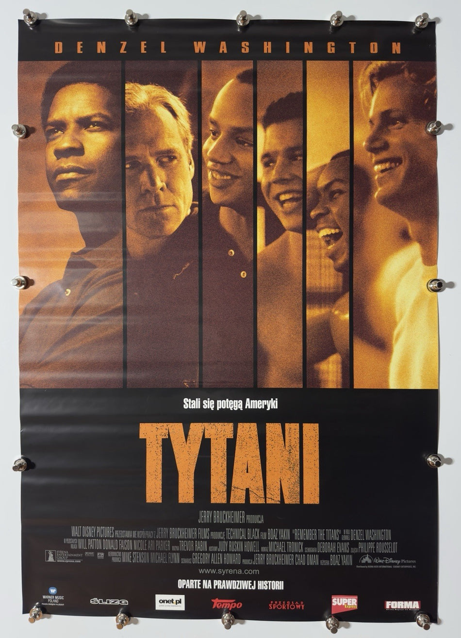 REMEMBER THE TITANS 2000 Original Movie Poster 27x40 SS Rolled Denzel Washington