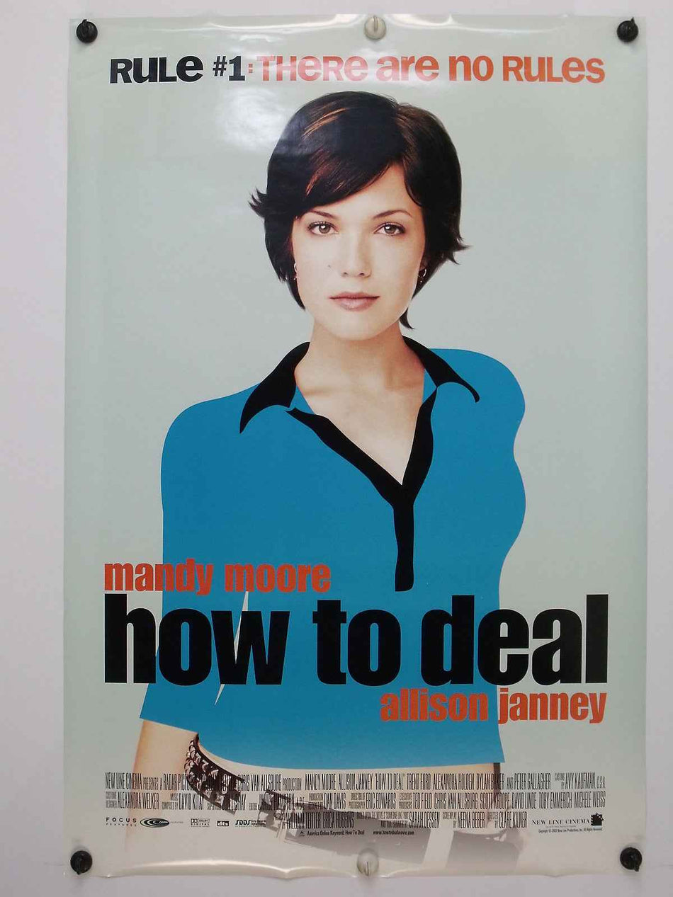 HOW TO DEAL 2003 Original Movie Poster 27x40 DS Rolled Style B Mandy Moore - Joe's Geek VLT