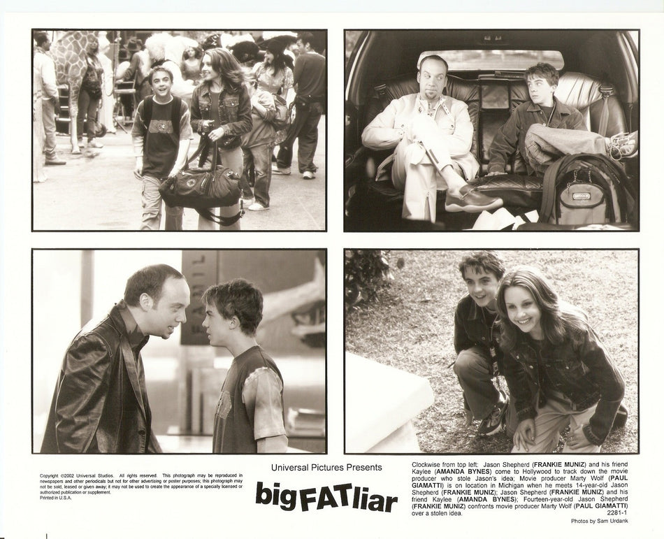 BIG FAT LIAR 2002 Original Movie Still #2281-1 Frankie Muniz Paul Giamatti