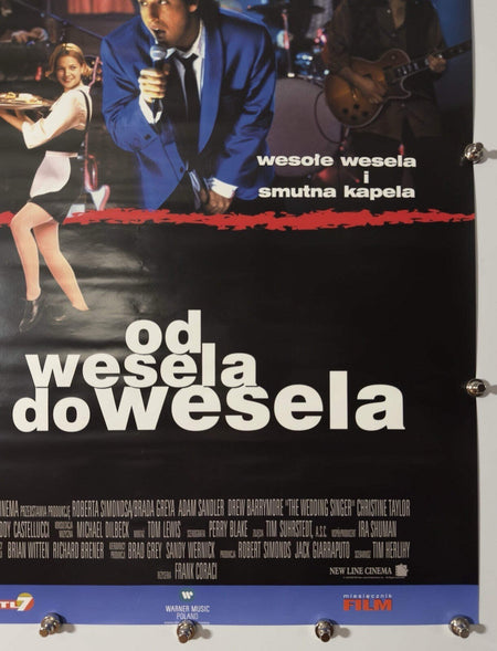 The Wedding Singer - Original Movie Poster - 1998 - Rolled SS