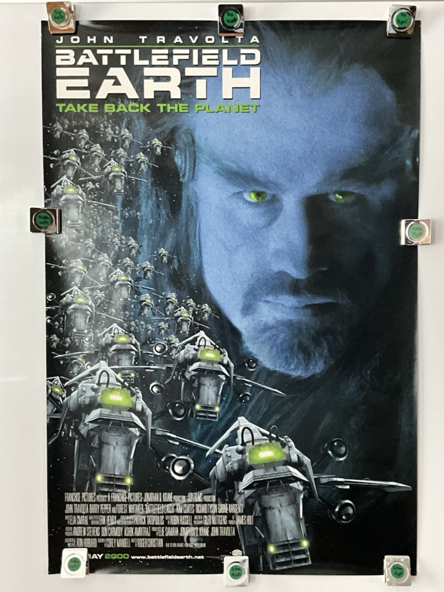 BATTLEFIELD EARTH 2000 Original Movie Poster 27x40 DS Rolled John Travolta