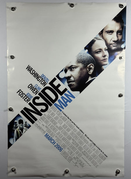 Inside Man 2006 Original Movie Poster 27x40 DS Rolled Denzel Washington Clive Owen - Joe's Geek VLT