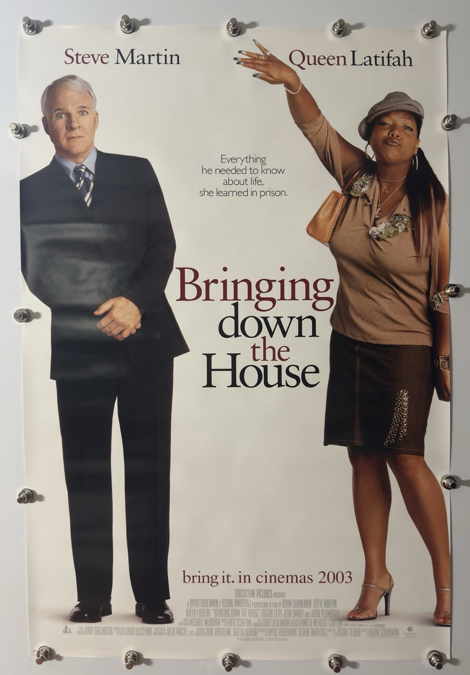 BRINGING DOWN THE HOUSE 2003 Original Movie Poster 27x40 DS Rolled Steve Martin