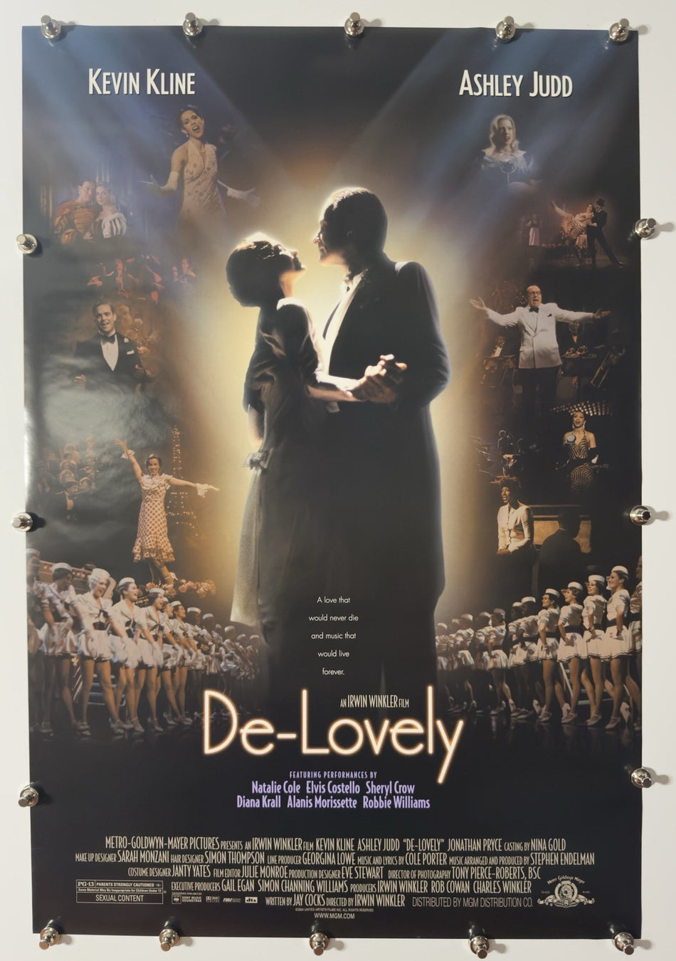 DE-LOVELY 2004 Original Movie Poster 27x40 DS Rolled Kevin Kline - Joe's Geek VLT