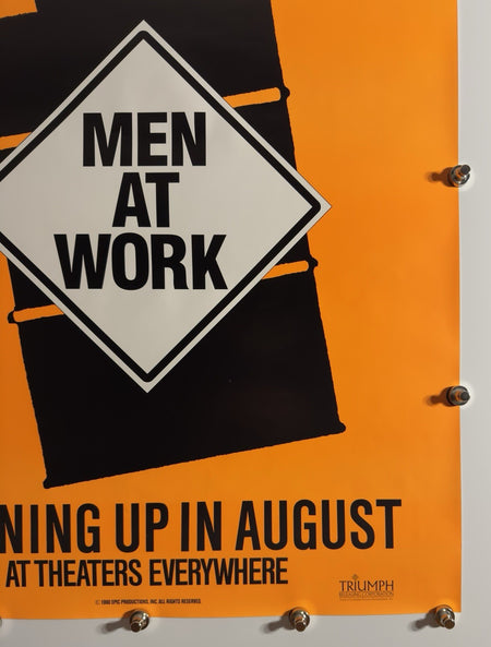 Men at Work -  Original Movie Poster - 1990 - Rolled SS
