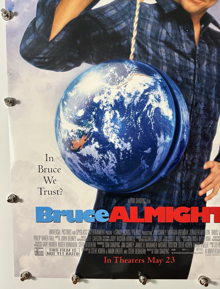 BRUCE ALMIGHTY 2003 Original Movie Poster 27x40 DS Rolled Jim Carrey - Joe's Geek VLT