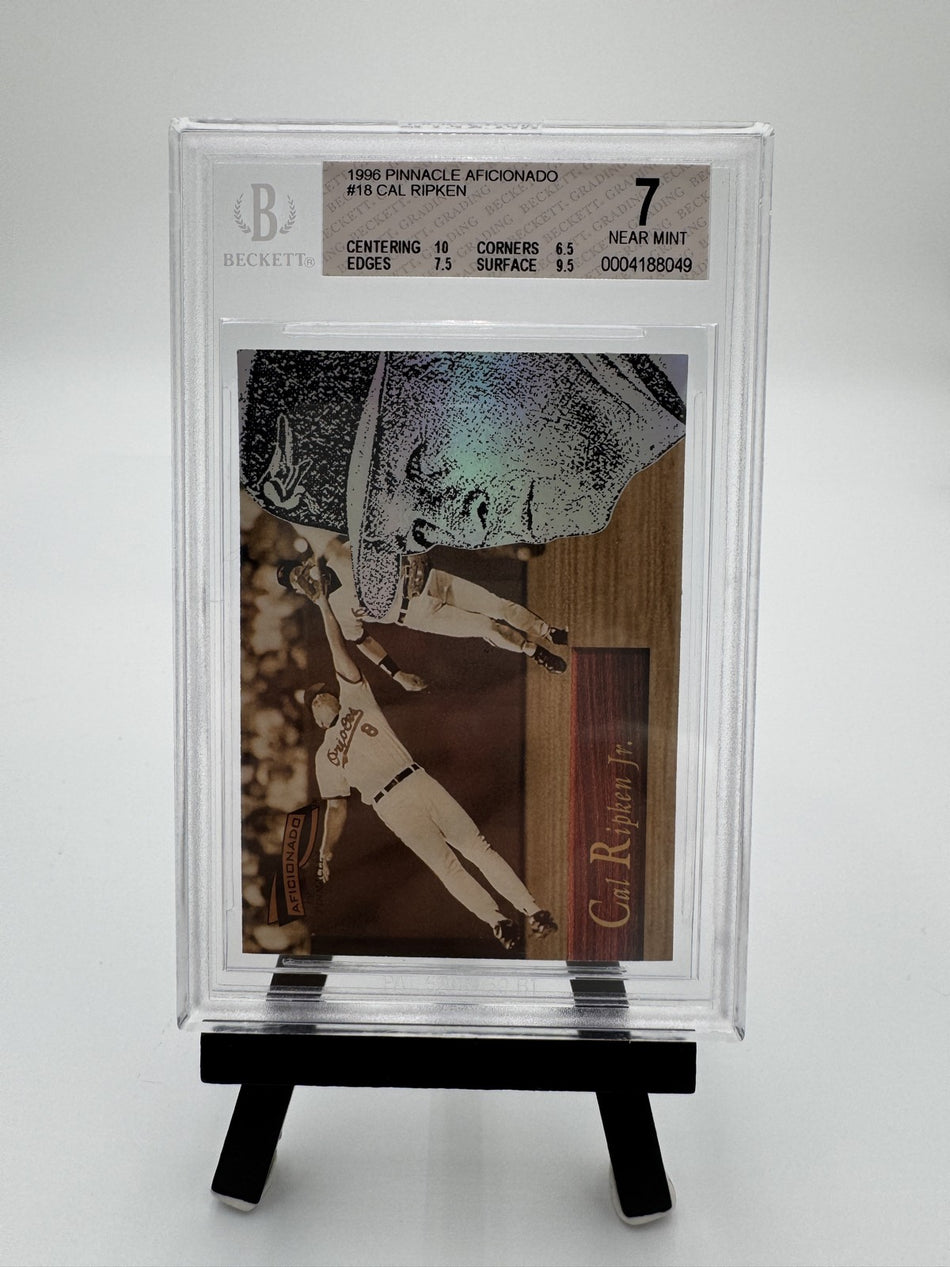 1996 Pinnacle Aficionado - Cal Ripken #18