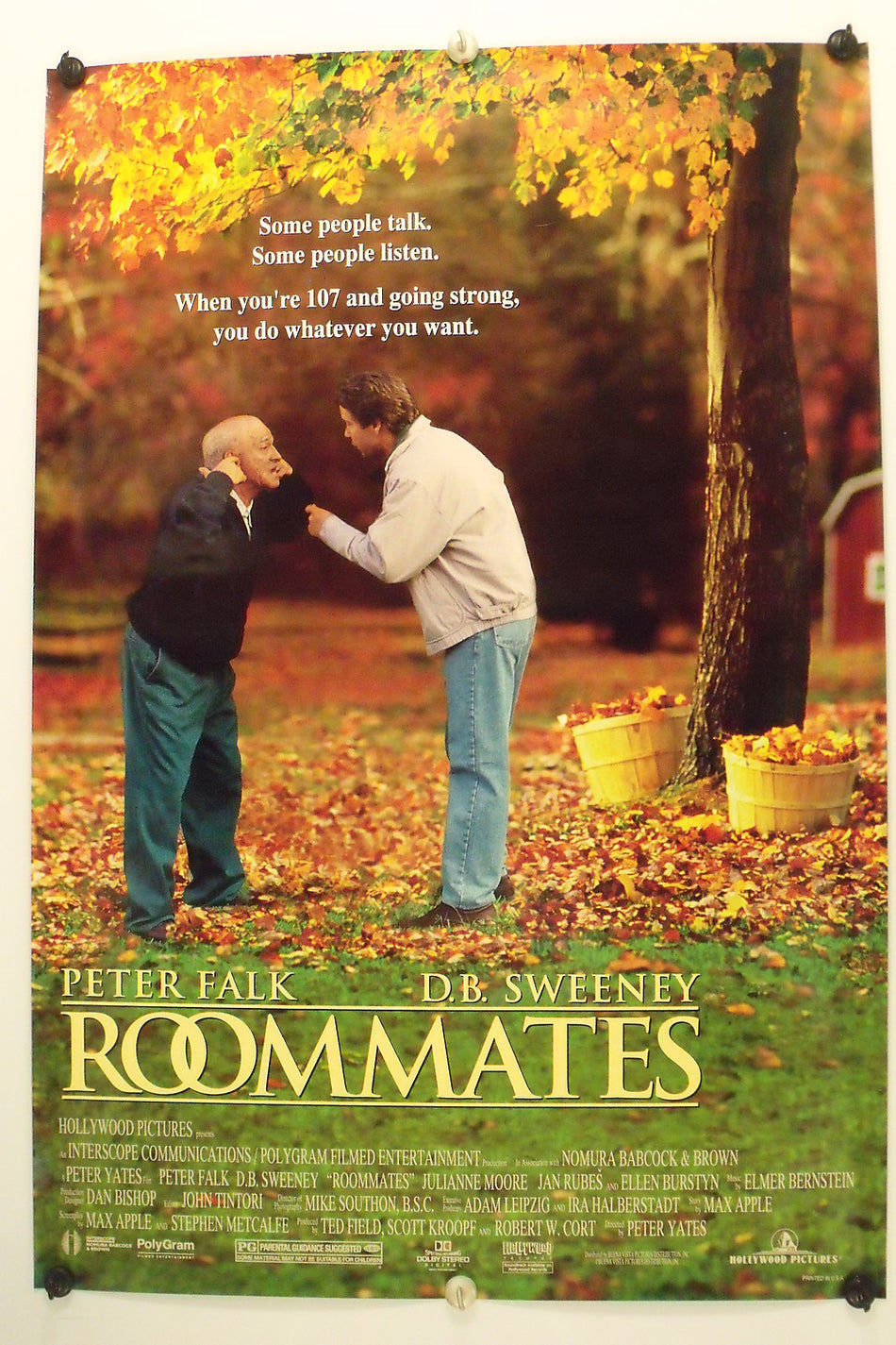 ROOMMATES 1995 Original Movie Poster 27x40 DS Rolled Peter Falk - Joe's Geek VLT