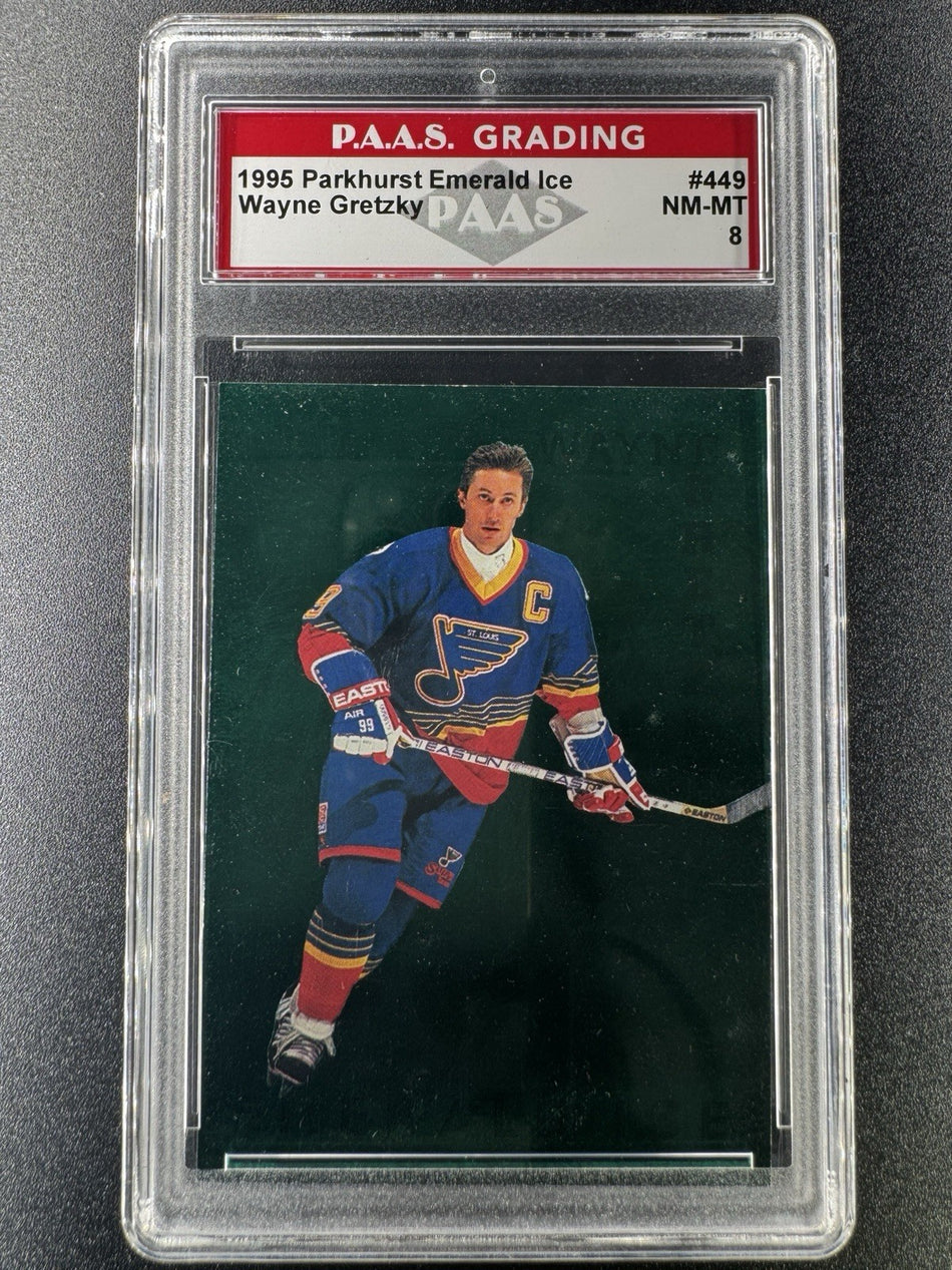 1995-96 Parkhurst International - Wayne Gretzky #449 Emerald Ice Trading Card