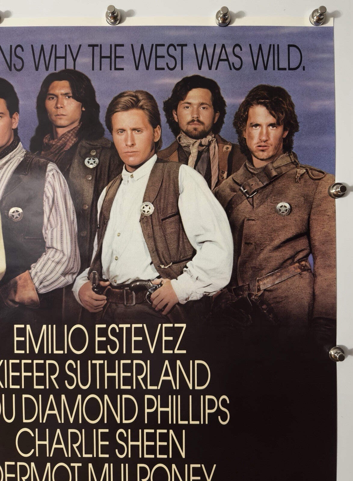 Young Guns - Original Movie Poster - 1988 - Rolled SS