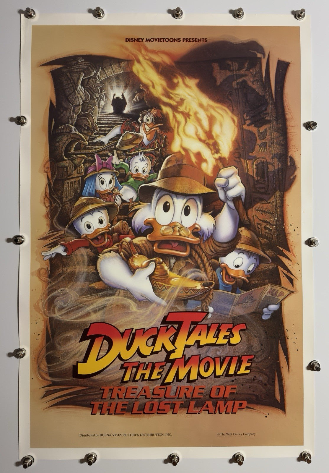 DuckTales the Movie - Original Movie Poster - 1990 - Rolled DS