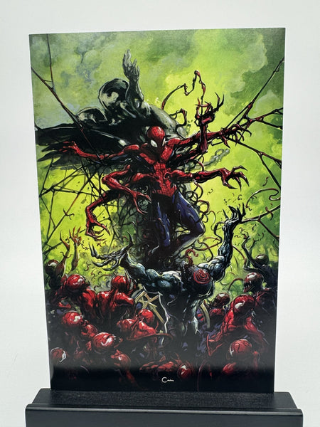 WEB OF VENOM CULT OF CARNAGE #1 CLAYTON /666 CRAIN VIRGIN VARIANT MARVEL COA LTD