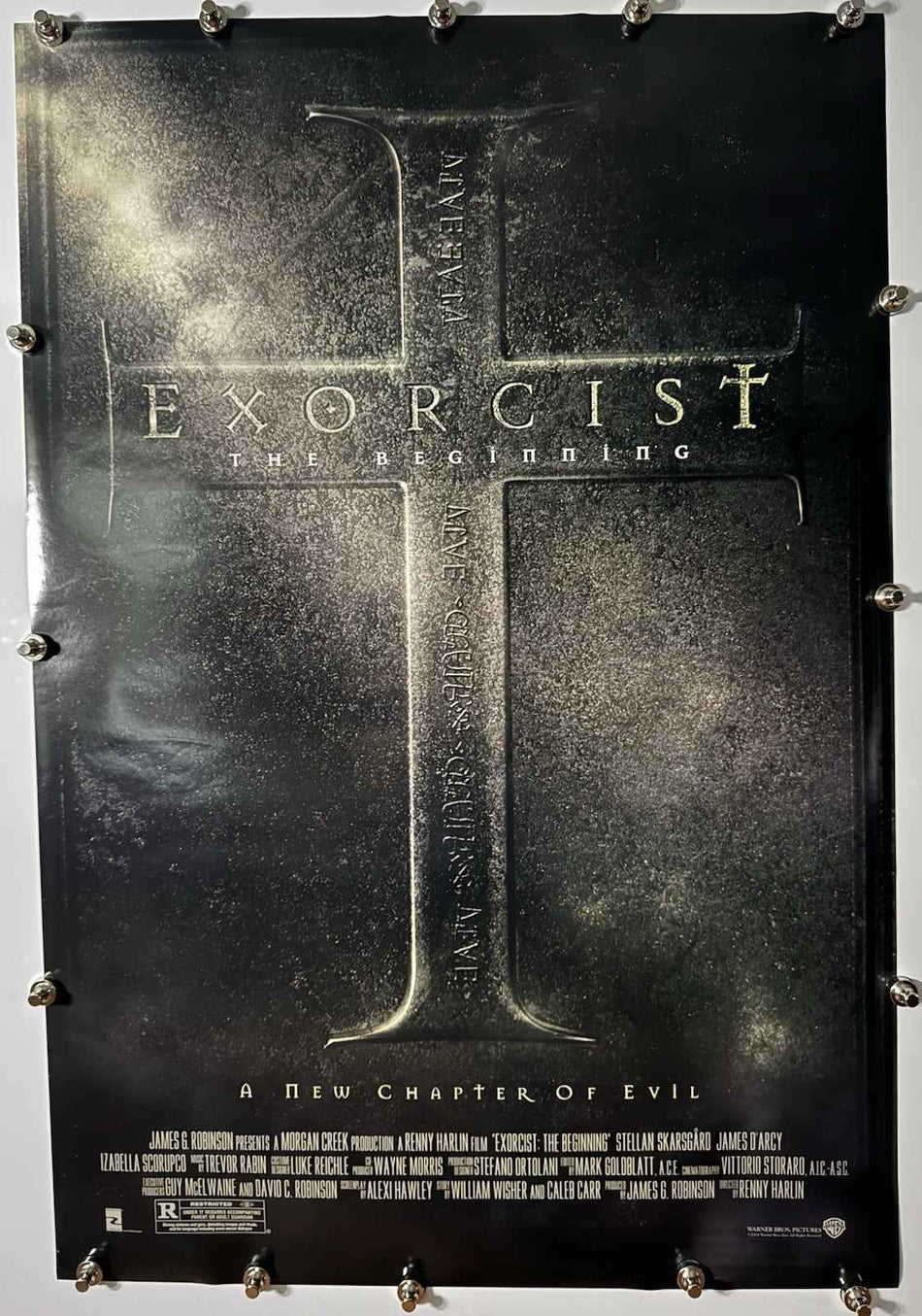 Exorcist The Beginning 2004 Original Movie Poster 27x40 DS Rolled - Joe's Geek VLT
