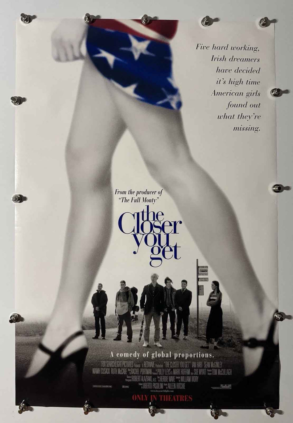 THE CLOSER YOU GET 2000 Original Movie Poster 27x40 DS Rolled Ian Hart - Joe's Geek VLT
