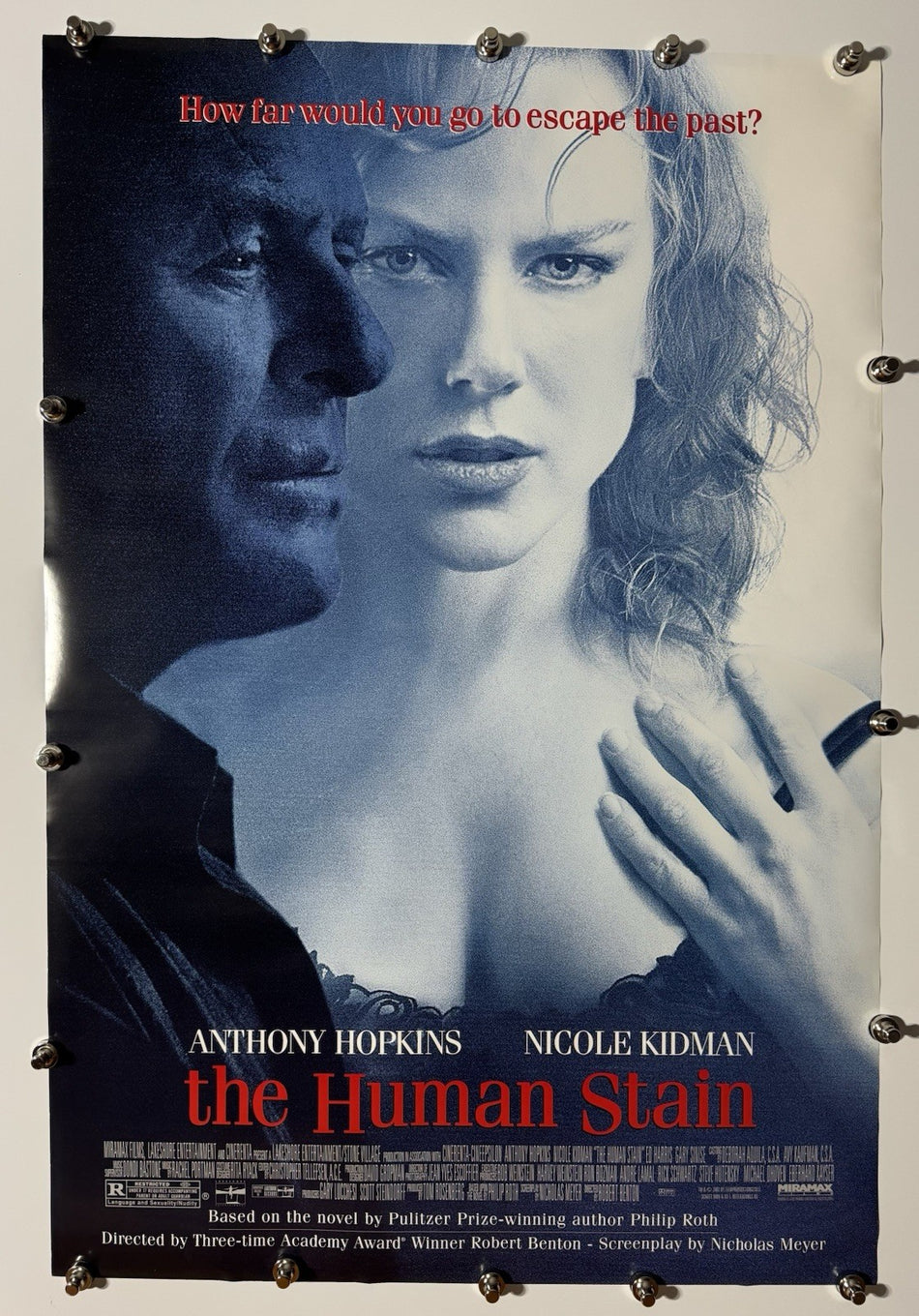 THE HUMAN STAIN 2003 Original Movie Poster 27x40 DS Rolled Anthony Hopkins
