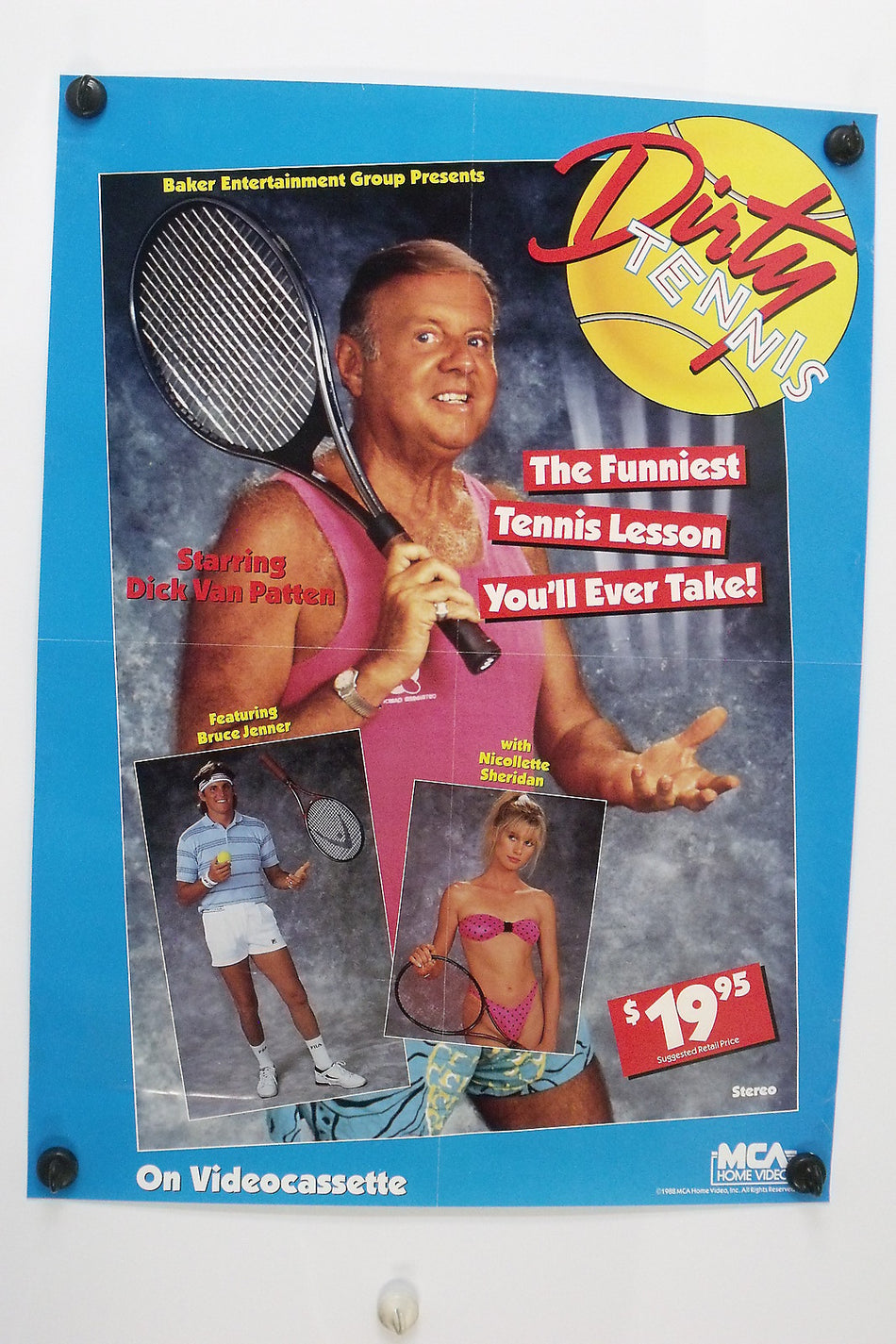 DIRTY TENNIS 1989 Original Movie Poster 27x40 SS Rolled Nicollette Sheridan
