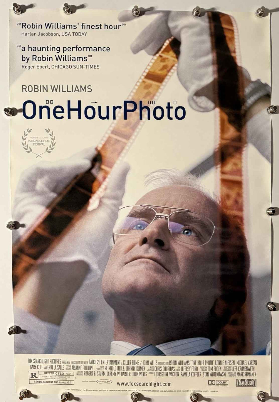 ONE HOUR PHOTO 2002 Original Movie Poster 27x40 DS Rolled Robin Williams - Joe's Geek VLT