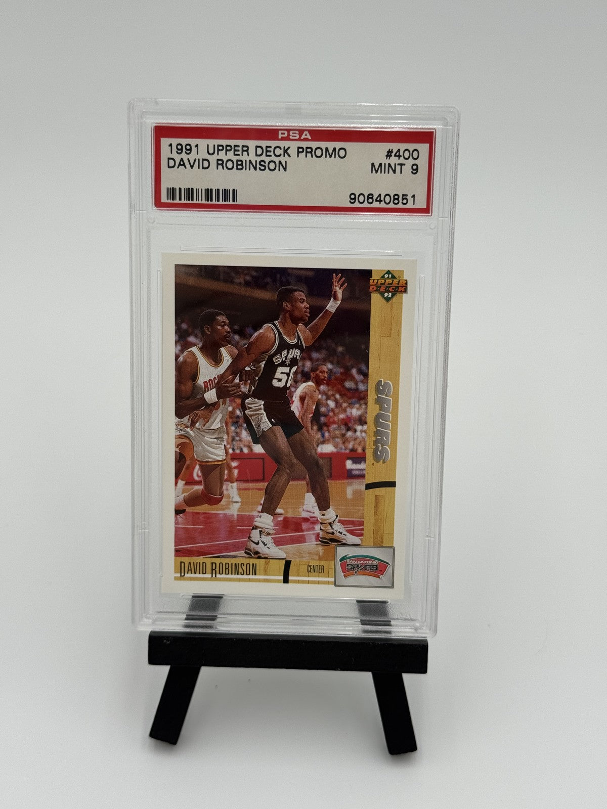 1991-92 Upper Deck - Promos David Robinson #400 PSA 9 MINT