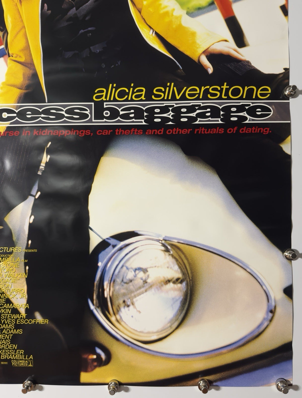 EXCESS BAGGAGE 1997 Original Movie Poster 27x40 DS Rolled Alicia Silverstone - Joe's Geek VLT