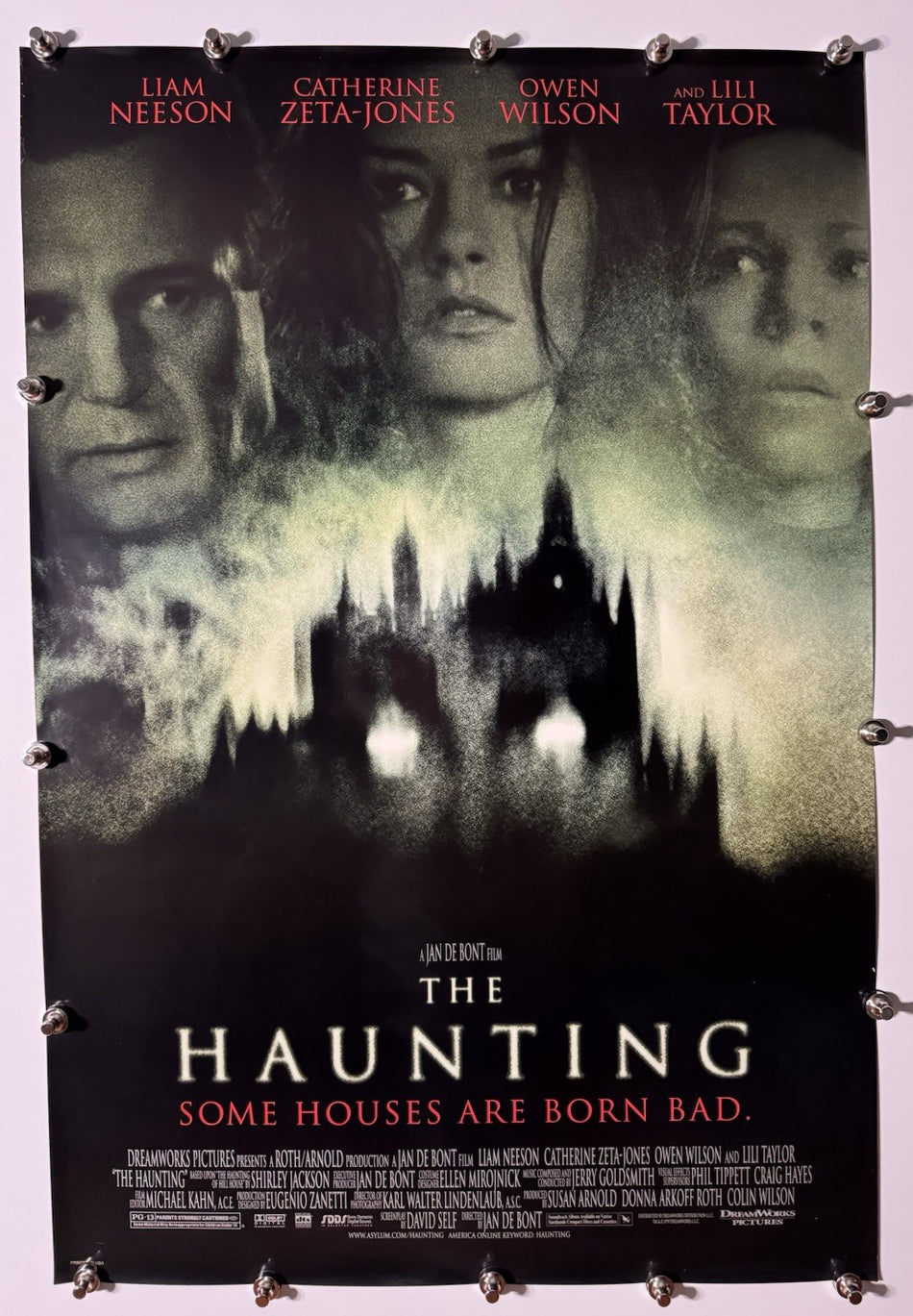 THE HAUNTING 1999 Original Movie Poster 27x40 DS Rolled Liam Neeson Rev A - Joe's Geek VLT