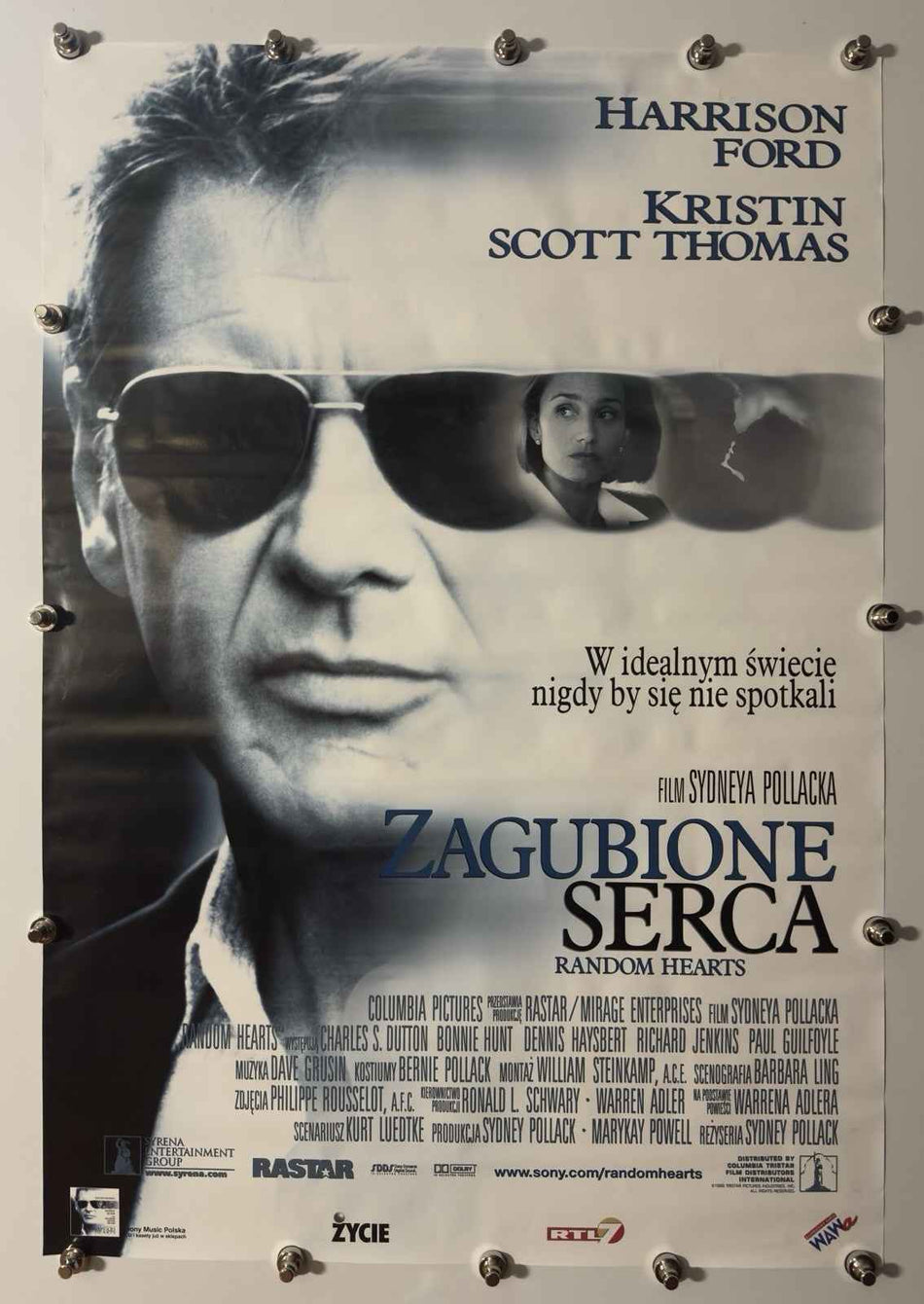 RANDOM HEARTS 1999 Original Movie Poster 27x40 SS Rolled Harrison Ford - Joe's Geek VLT