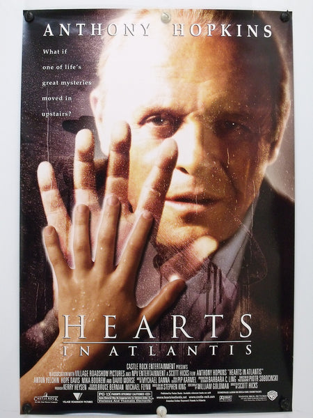 HEARTS IN ATLANTIS 2001 Original Movie Poster 27x40 DS Rolled Anthony Hopkins - Joe's Geek VLT