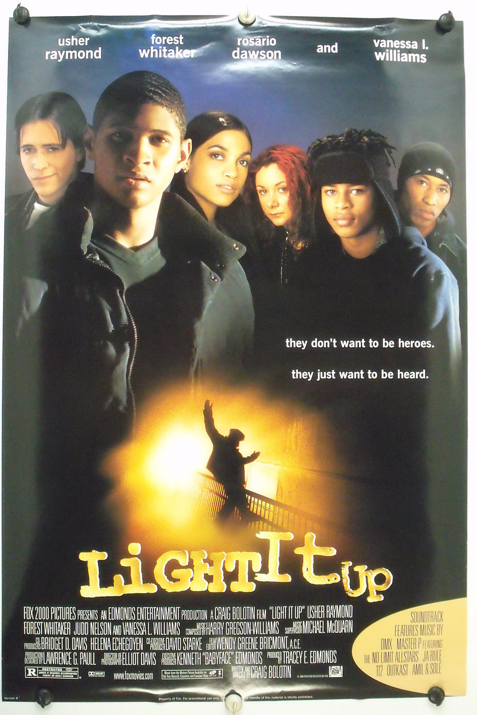 LIGHT IT UP 1999 Original Movie Poster 27x40 DS Rolled Style A Usher - Joe's Geek VLT