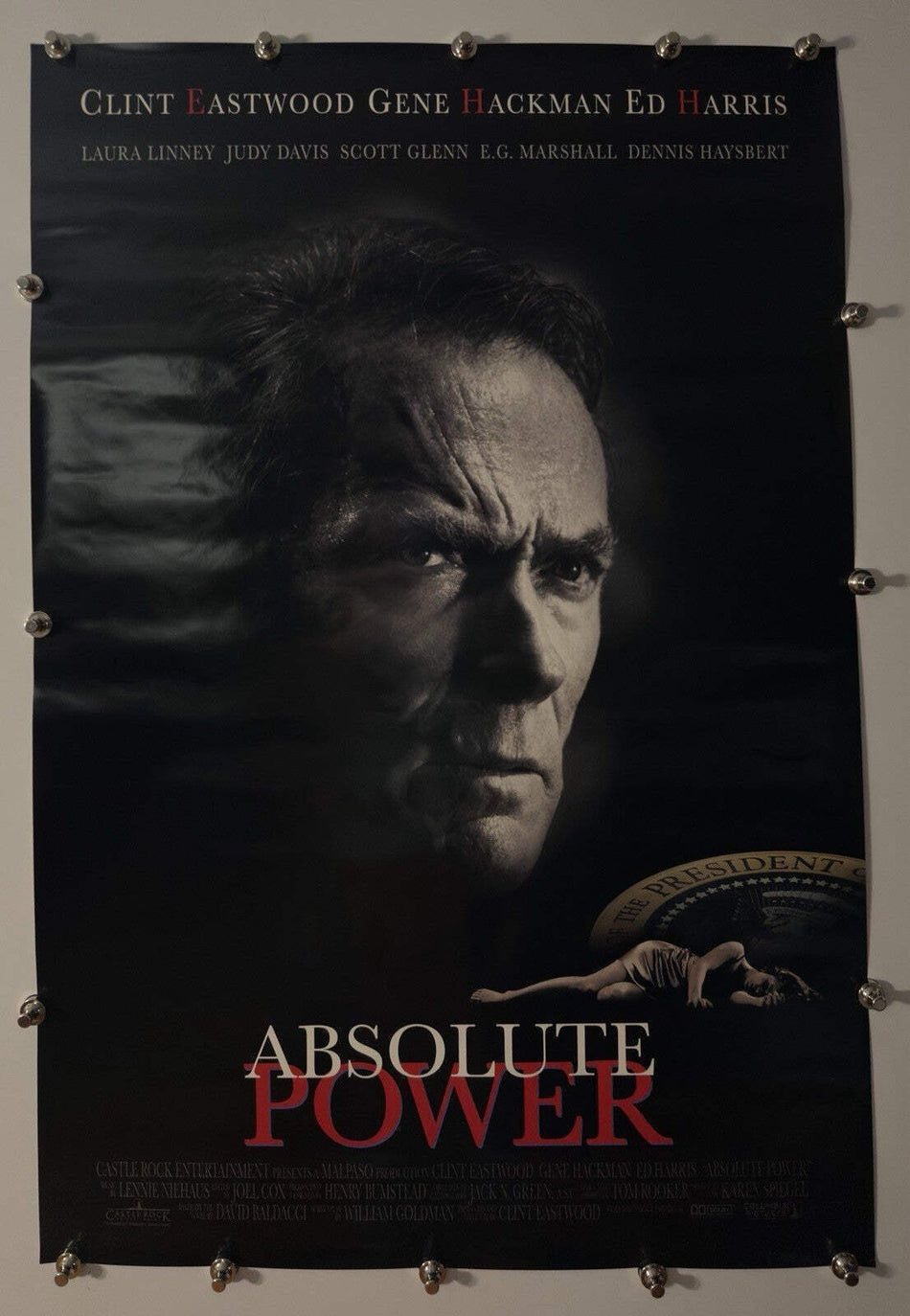 Absolute Power - Original Movie Poster - 1997 - Rolled SS