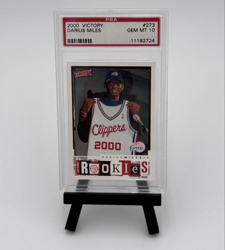2000-01 Upper Deck Victory - Victory Rookies Darius Miles #273 (RC) PSA 10