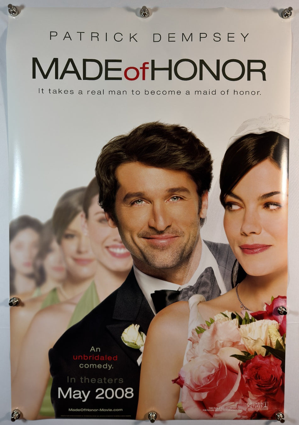 Made of Honor 2008 Original Movie Poster 27x40 DS Rolled Patrick Dempsey Michelle Monaghan - Joe's Geek VLT