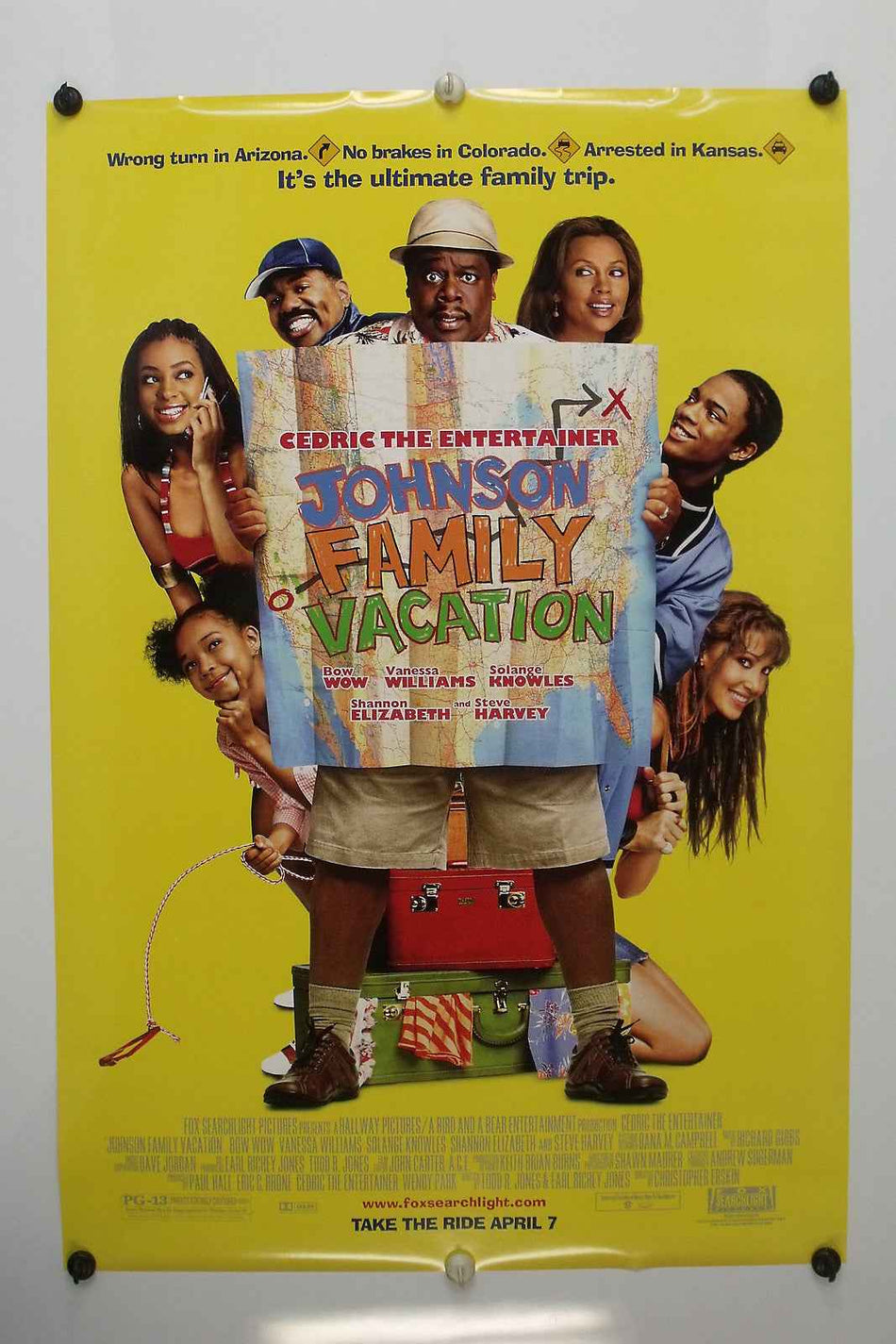 JOHNSON FAMILY VACATION 2004 Original Movie Poster 27x40 DS Rolled Cedric the Entertainer - Joe's Geek VLT