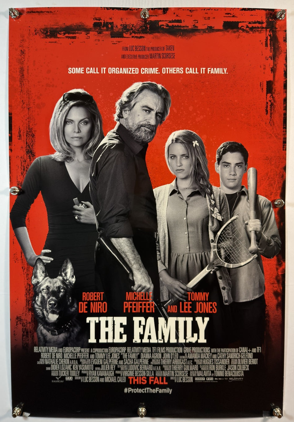 The Family 2013 Original Movie Poster 27x40 DS Rolled Robert De Niro - Joe's Geek VLT