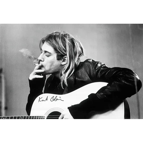 Kurt Cobain Smoking Poster - Trends International - NOS - 18 x 24 - RP0472