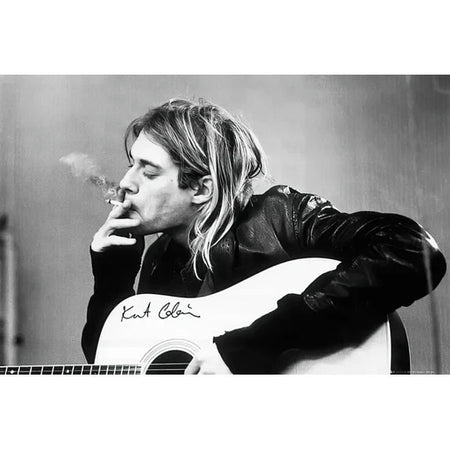 Kurt Cobain Smoking Poster - Trends International - NOS - 18 x 24 - RP0472