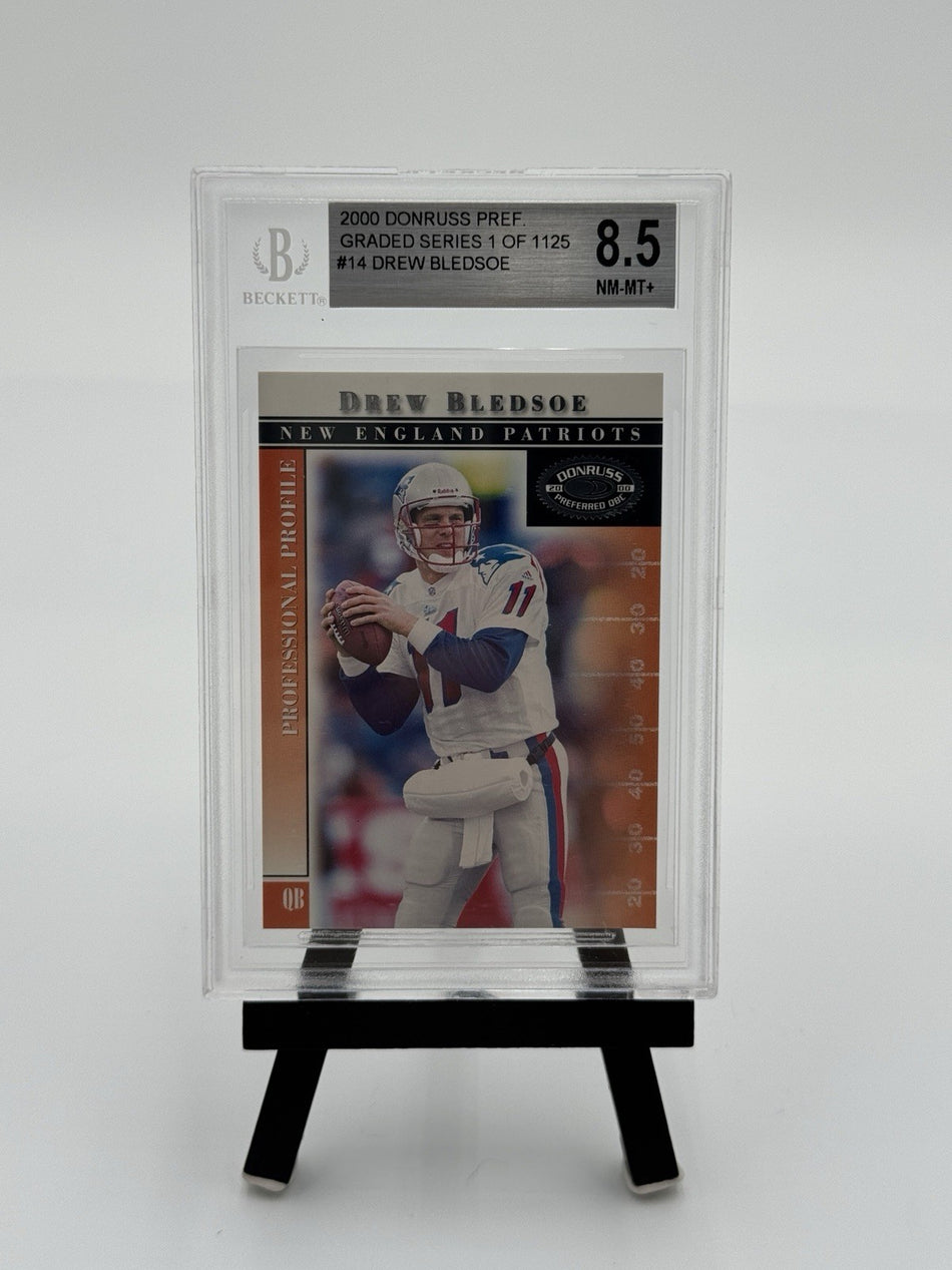 2000 Donruss Preferred QBC - Drew Bledsoe #14 Graded Series /1125 Trading Card